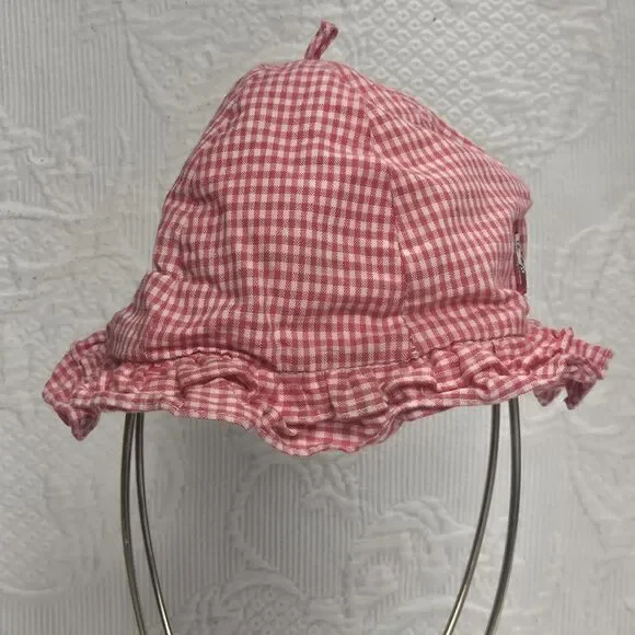 Disney Store Vintage 101 Dalmatians Red Plaid Pinic Cap Hat Baby Infant Toddler - Picture 4 of 8